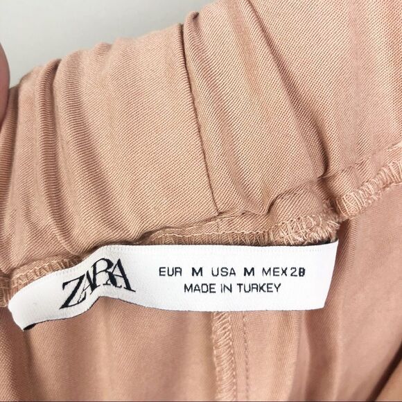 ZARA | NEW Versatile Pink Joggers with Black Mesh Side Stripe Women’s Size M - Picture 10 of 11